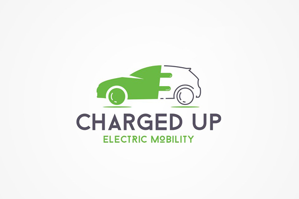 Electric Car Logo Template