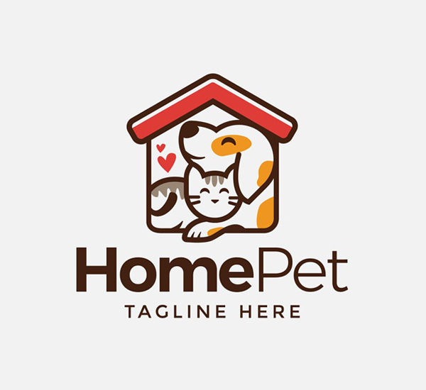 Home pet Logo Template