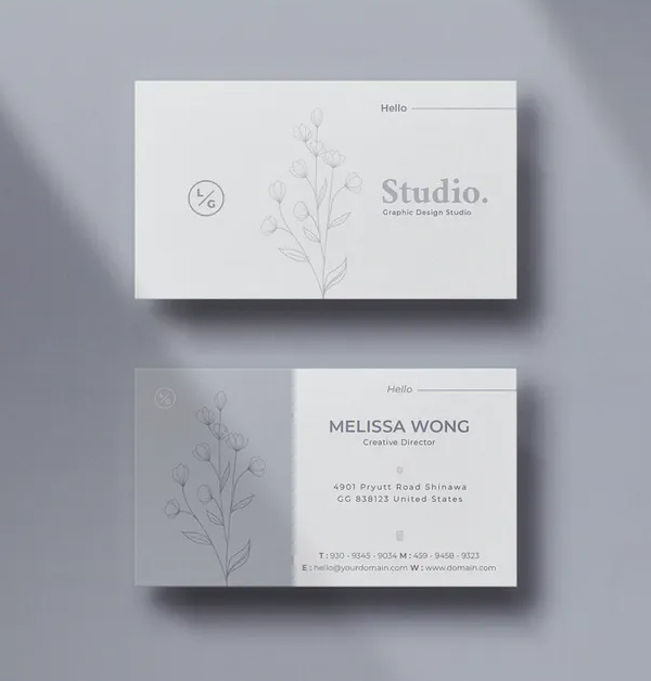 Studio Minimal Business Card