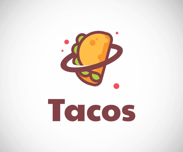 Tacos Food Simple Logo Template