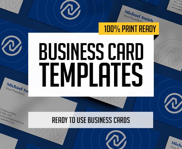 Modern Business Cards Templates (27 Print Design)