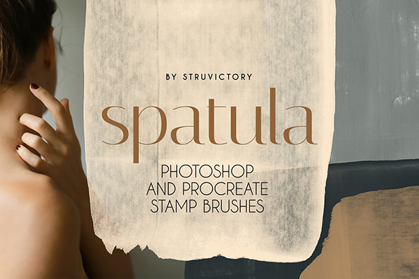 Spatula PS & Procreate Stamp Brushes