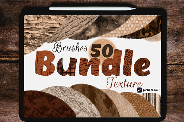Procreate Texture Brushes Bundle