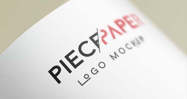 Paper Logo MockUp Template