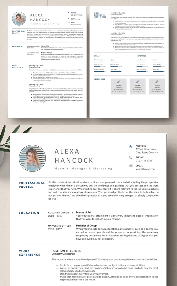 Attractive Word Resume Template
