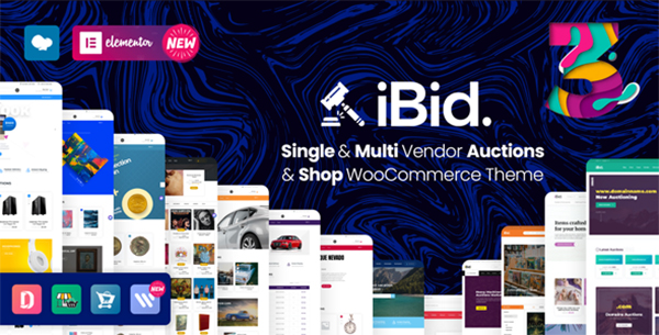 iBid - Multi Vendor Auctions WooCommerce Theme