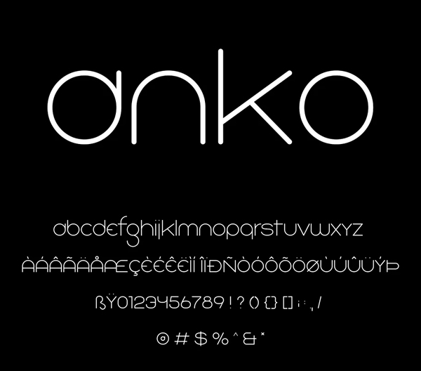 Anko Joyful Rounded Font