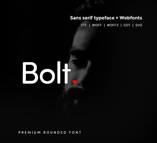 Bolt Rounded Modern Typeface + WebFont