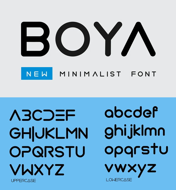 Boya Rounded Font