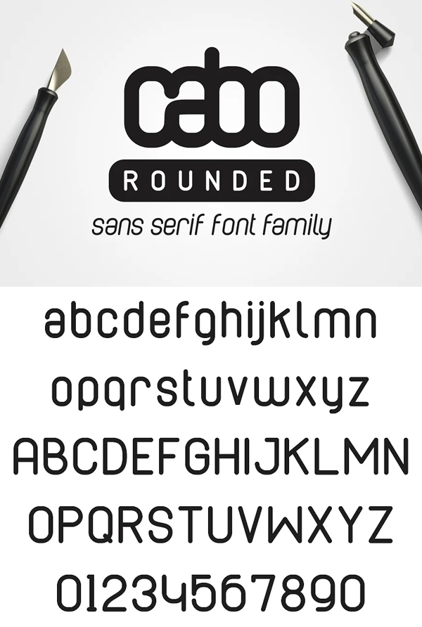 Cabo Rounded Font