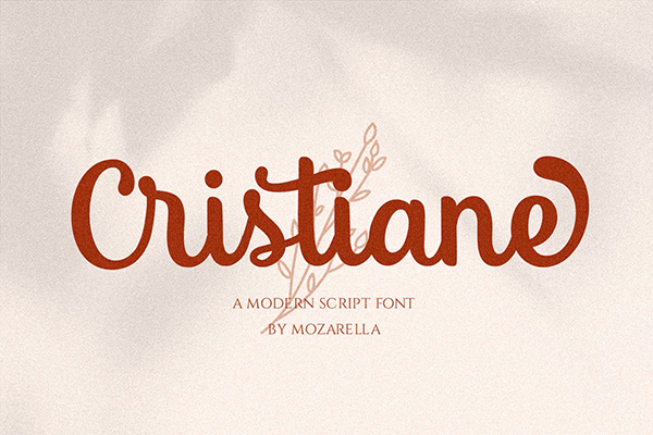 Cristiane Modern Script Font