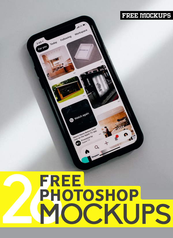 Free PSD Mockups: 26 Photoshop Mockup Templates