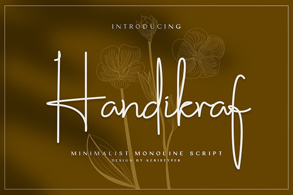 Handikraf Signature Script Font