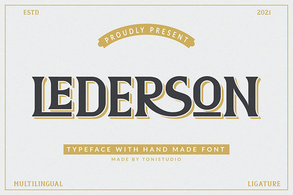 LEDERSON Display Font