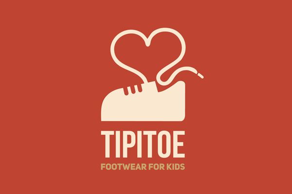Tipitoe Kids Footwear Logo Template