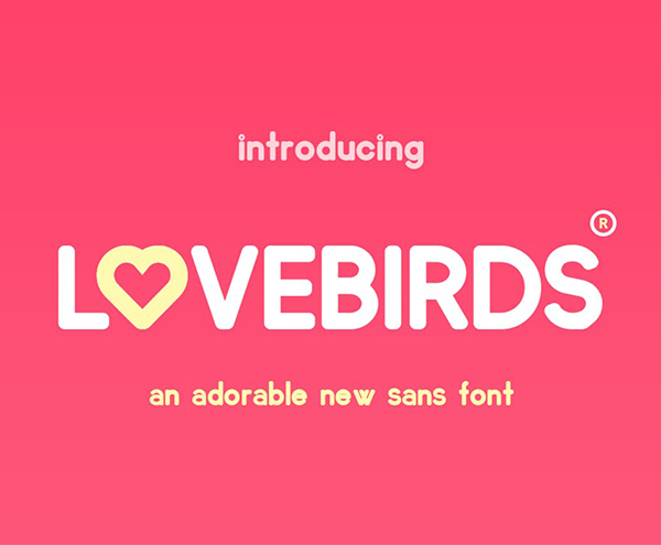 Lovebirds Font Rounded