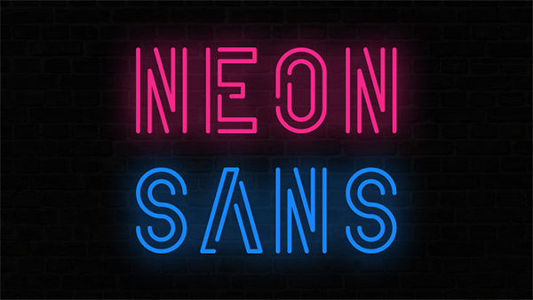 Neon Sans Free Font