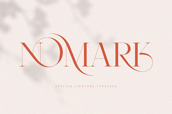 NOMARK Ligature Typeface