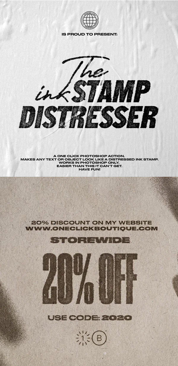 The Ink Stamp Distresser - One Click