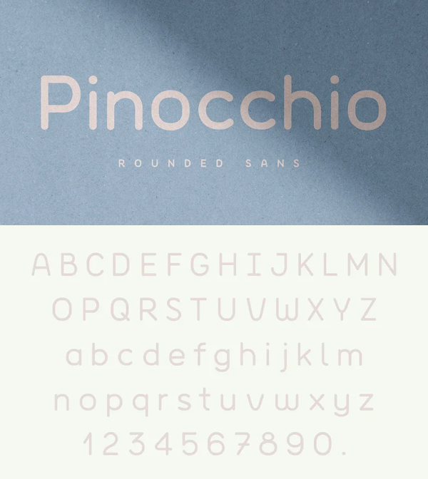 Pinocchio Rounded Font