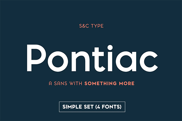 Pontiac Rounded Font