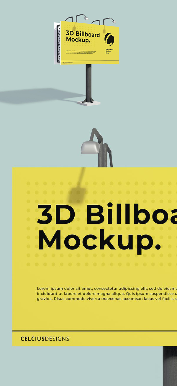 3D Billboard Mockup