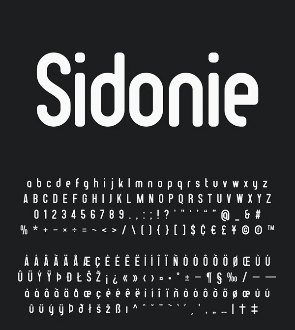 Sidonie Sans Rounded Font
