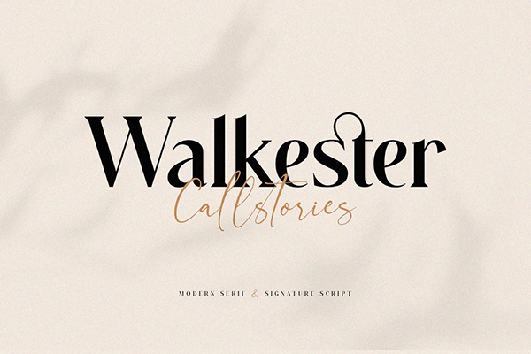 Walkester Font Duo