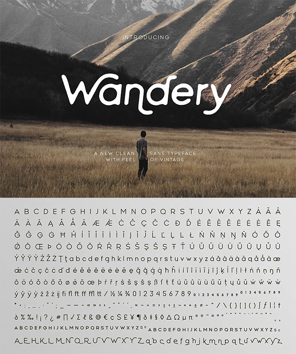 Wandery Modern Rounded Font