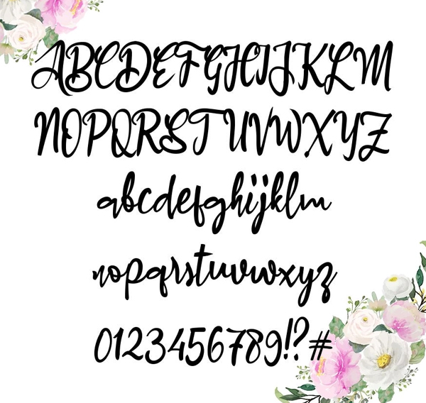 Amaryllis Flower Script Font
