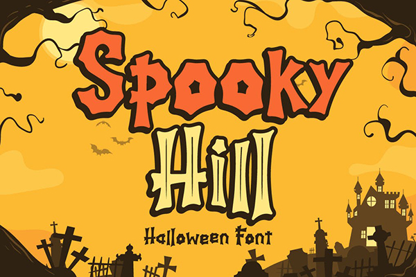 Spooky Hill Halloween Font