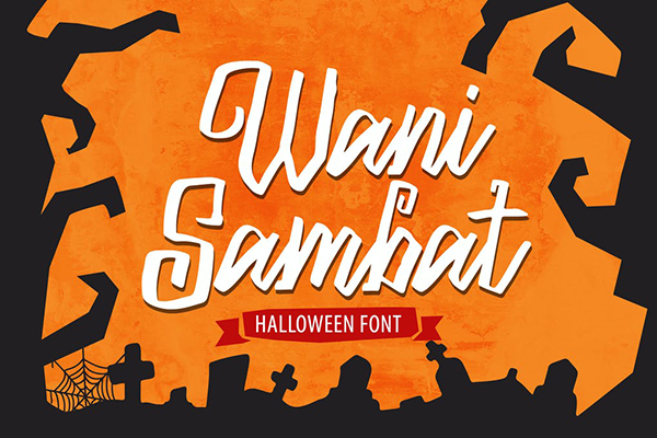 Wani Sambat Halloween Font