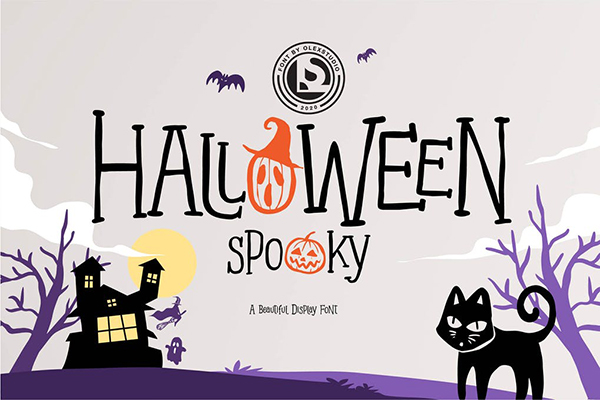Halloween Spooky Display Font