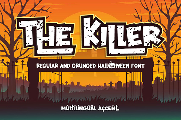 The Killer Halloween Family Font