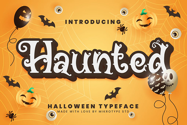 Haunted Halloween Typeface