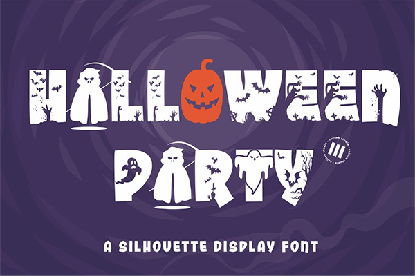 Display Halloween Party Font