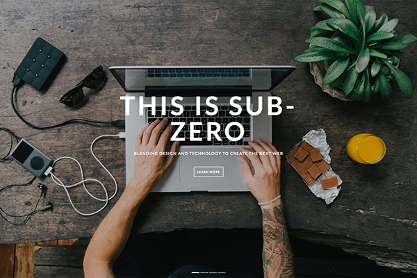 Sub-Zero - Portfolio HTML Template