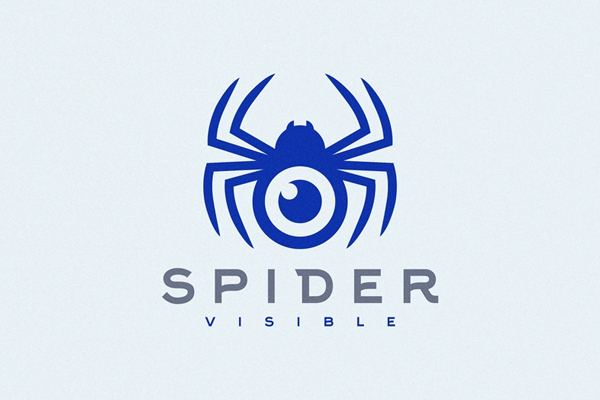 Spider visible Logo Design by Yuri Kartashev