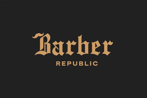 Barber Republic Logo Design by Insigniada
