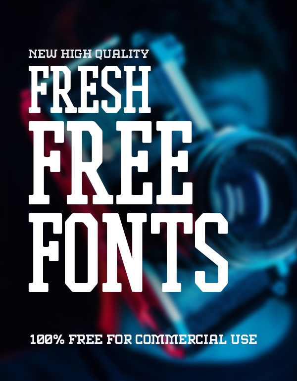 19 New Fresh Free Fonts For Graphic Designers