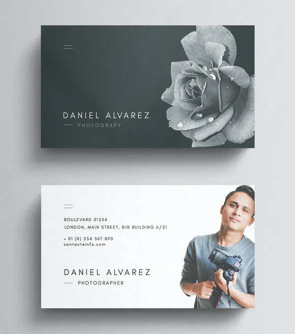 Unique Photography Business Card Template