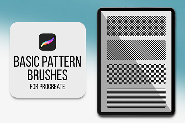 Procreate Pattern Brushes Basic Pattern