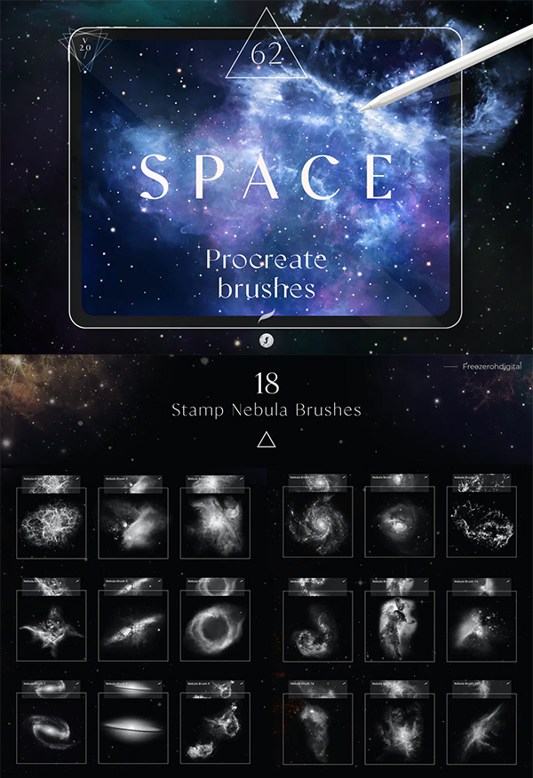 Space Procreate Brushes
