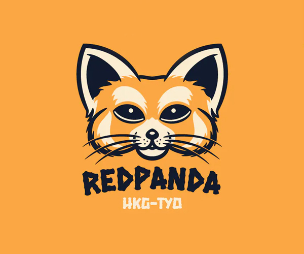 Red Panda Logo Template
