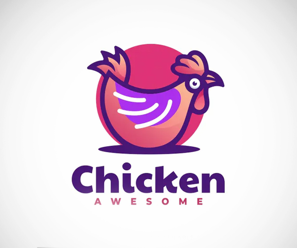 Chicken Gradient Logo