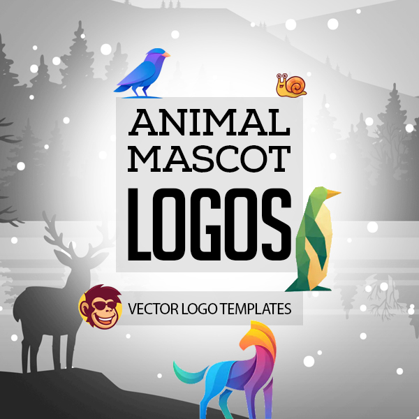 Creative Animal Mascot Vector Logo Templates