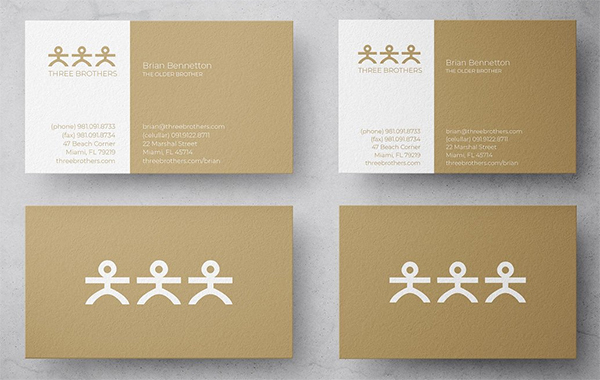 Three Brothers Law Business Card