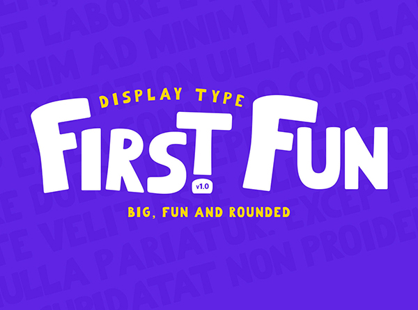 First Fun Free Font