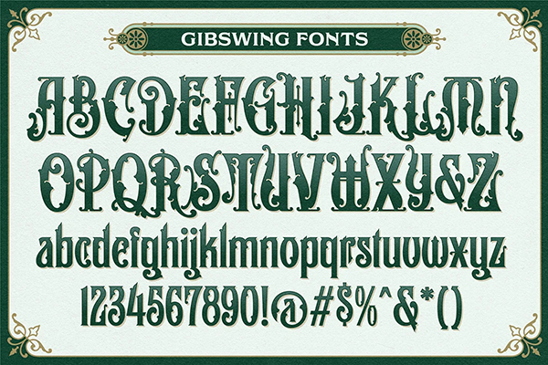 NS Gibswing Font