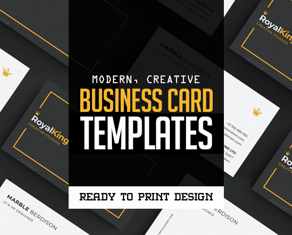 New Modern Business Cards Templates (25+ Design)